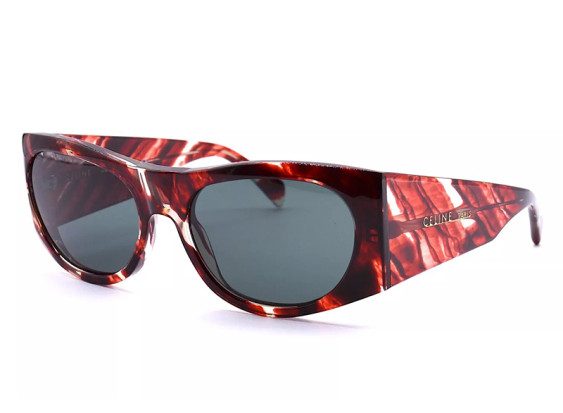Celine CL40029I 54N Red Havana/Green