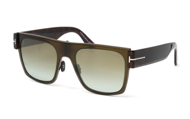 Tom Ford FT1073 51G Shiny Dark Green/Blonde Havana/Brown Mirror