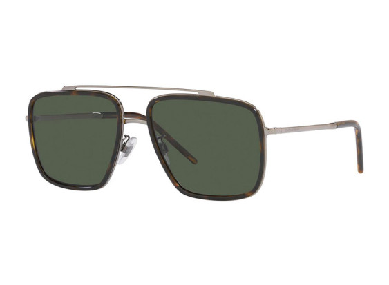 Dolce & Gabbana DG2220 13359A Dark Tortoise/Green Polarized