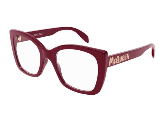Alexander McQueen AM0351O 003 Red 52mm