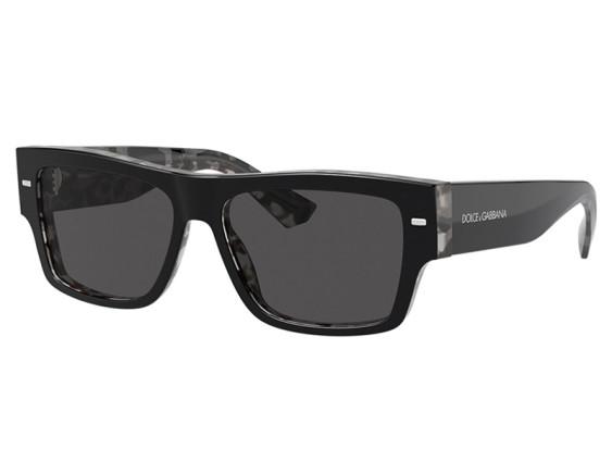 Dolce & Gabbana DG4451F 340387 Black On Grey Havana/Dark Grey
