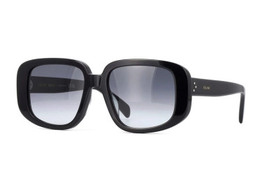 Celine CL40299U 01B Shiny Black/Smoke Gradient