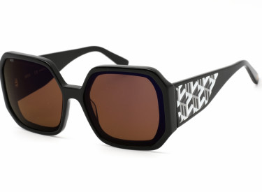 MCM MCM709S 002 Black with Anniversary Print / Brown Flash