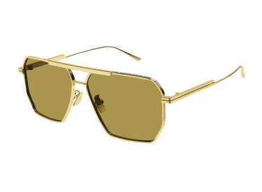 Bottega Veneta BV1012S 008 Shiny Gold/Nicotine