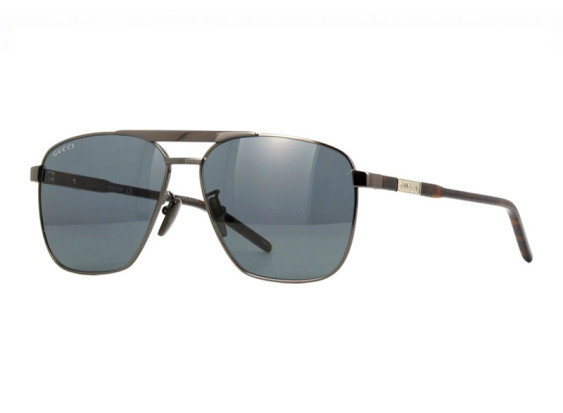 Gucci GG1164S 001 Ruthenium/Grey