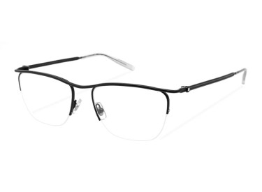 Montblanc MB0170O 001 Shiny Black 54mm