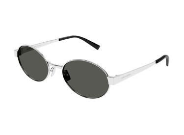 Saint Laurent SL692 002 Shiny Silver/Grey