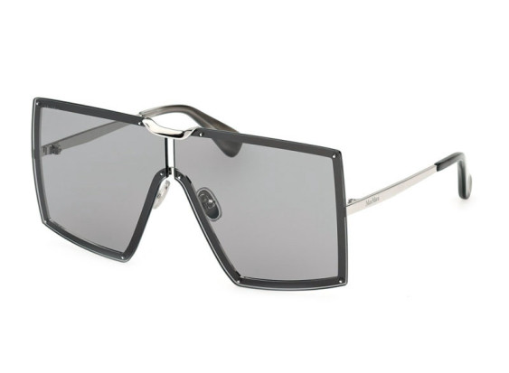 Max Mara MM0117 16A Shiny Palladium/Smoke