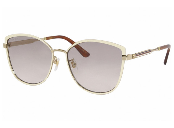 Gucci GG0589SK 003 Gold Ivory/Grey