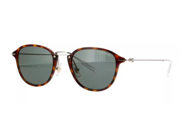 Montblanc MB0155S 002 Havana/Gold/Green