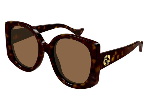 Gucci GG1257S 002 Medium Havana/Brown