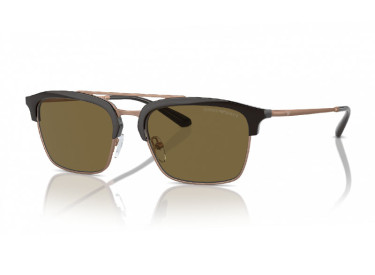 Emporio Armani EA4228 320173 Shiny Brown/Matte Pink Gold/Dark Brown