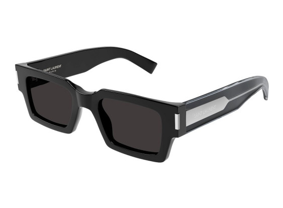 Saint Laurent SL572 001 Black with Silver/Grey