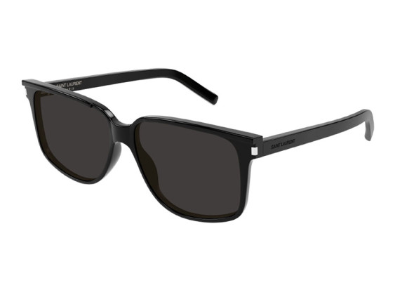 Saint Laurent SL599 001 Shiny Black/Grey