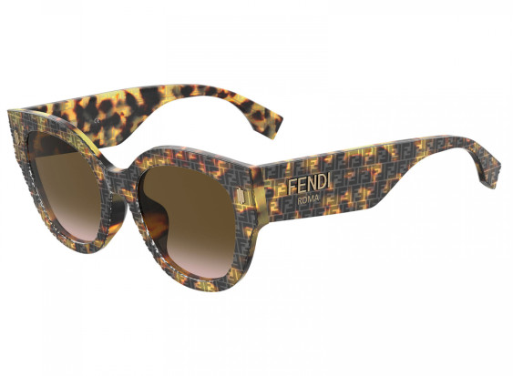 Fendi FF0452/F/S VTHM2 Havana Python/Brown