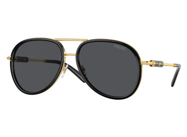 Versace VE2260 100287 Black/Dark Gray