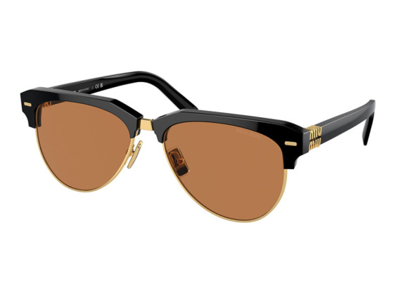 Miu Miu MU09ZS 1AB2Z1 Black/Brown