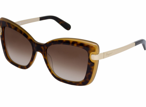 Salvatore Ferragamo SF814S 226 Havana Amber / Brown Gradient