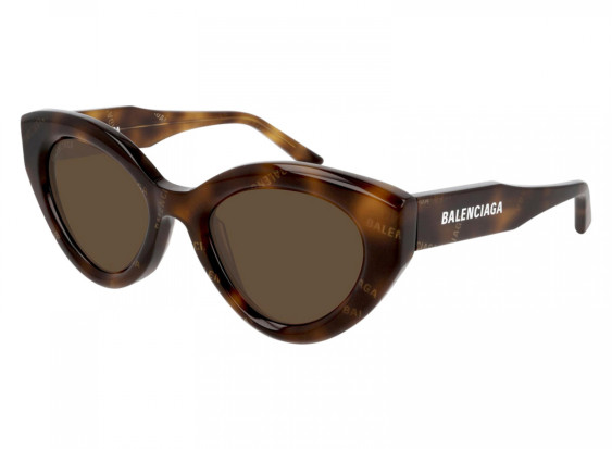 Balenciaga BB0073S 002 Havana/Brown