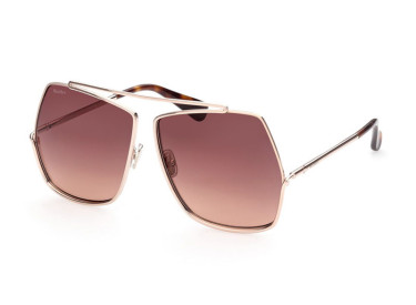 Max Mara MM0006 28F Shiny Rose Gold/Brown Gradient