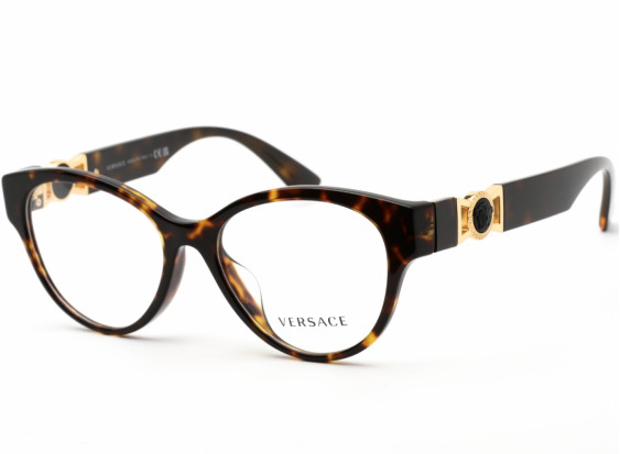 Versace VE3313F 108 Dark Havana 54mm