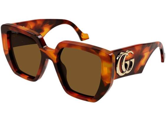 Gucci GG0956S 007 Amber Havana/Brown