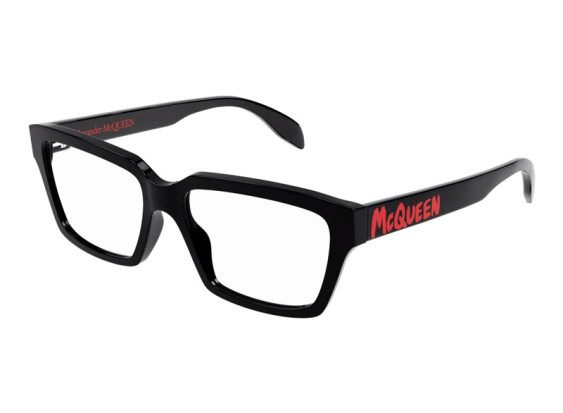 Alexander McQueen AM0332O 002 Black 54mm