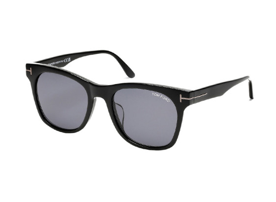 Tom Ford FT0833-F-N 01A Shiny Black/Smoke