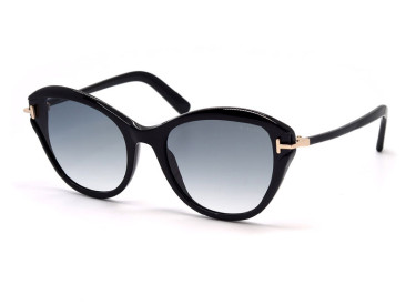 Tom Ford FT0850 01B Shiny Black/Smole Gradient