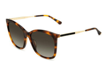 Jimmy Choo NEREA/G/S 005L HA Havana/Gold/Brown Gradient