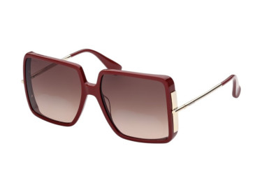 Max Mara MM0003 66F Shiny Red/Brown Gradient