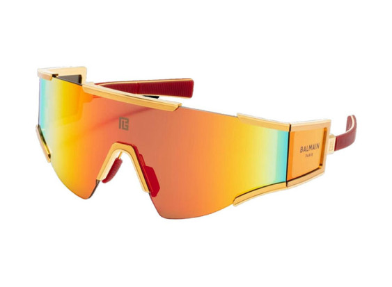 Balmain FLECHE BPS-138C Gold/Matte Gold/Matte Red/Dark Brown/Red Mirror AR