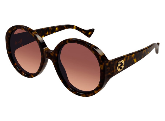 Gucci GG1256S 002 Dark Havana/Red Gradient Double