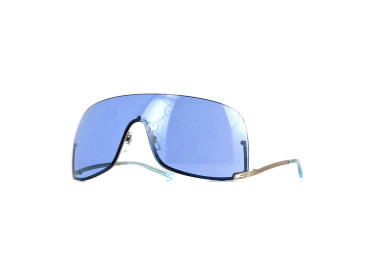 Gucci GG1560S 003 Silver/Blue Mirror with Silver GG Pattern