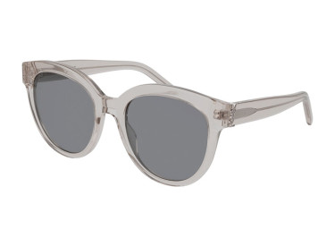 Saint Laurent SLM29 007 Beige/Silver Mirror