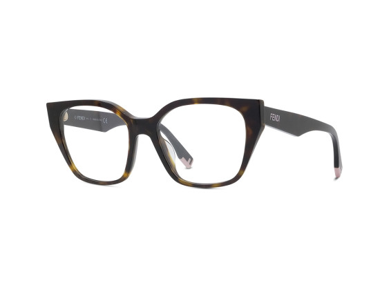 Fendi FE50001I 052 Dark Havana 52mm