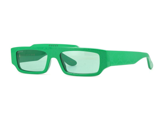 Gucci GG1592S 003 Shiny Green with GG Pattern/Green
