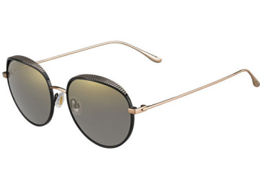 Jimmy Choo ELLO/S 0PL0 00 Black Gold Copper / Gunmetal Mirror