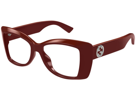 Gucci GG1697O 004 Shiny Burgundy 50mm