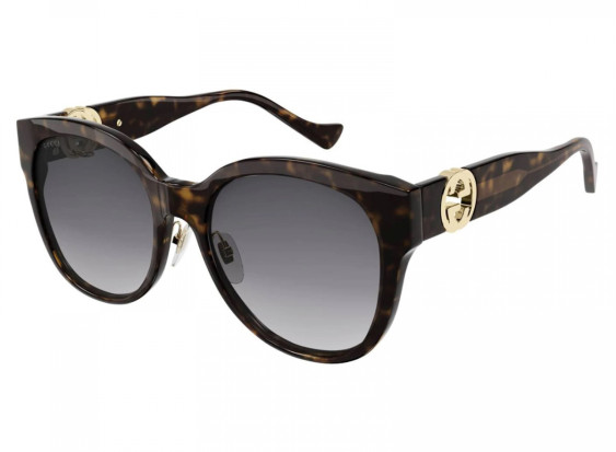 Gucci GG1028SK 002 Dark Havana/Grey