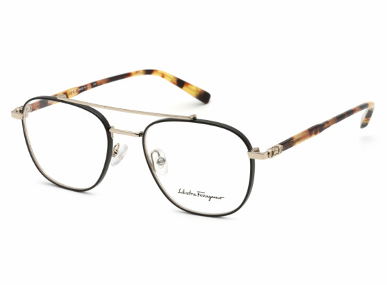 Salvatore Ferragamo SF2183 733 Shiny Gold/Black 52mm