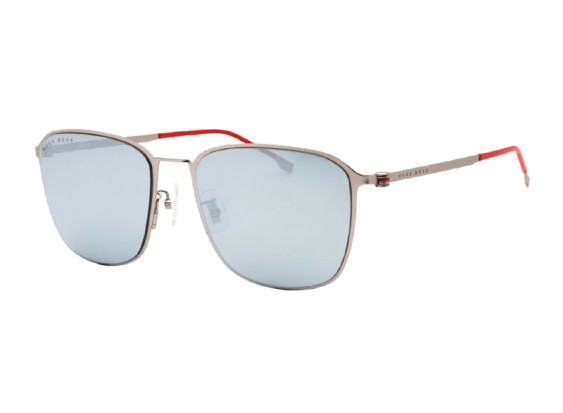 Hugo Boss BOSS 1405/F/SK 0R81 DC Matte Ruthenium/Silver Mirror