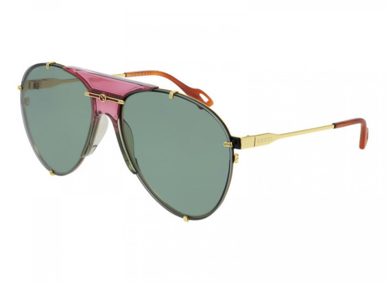 Gucci GG0740S 004 Gold/Pink/Green