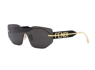 Fendi FENDIGRAPHY FE40066U 30A Shiny Transparent Light Grey
