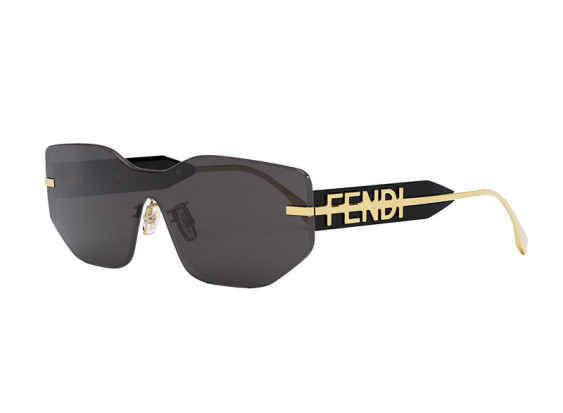 Fendi FENDIGRAPHY FE40066U 30A Shiny Transparent Light Grey
