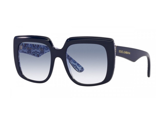 Dolce & Gabbana DG4414 341419 Blue On Blue Maiolica/Clear Gradient Light Blue