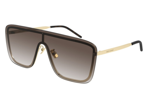 Saint Laurent SL364MASK 006 Gold/Brown