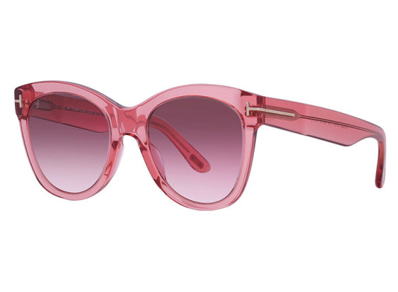 Tom Ford FT0870 74F Transparent Coral/Gradient Brown/Pink & Sand