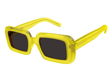 Saint Laurent SL534 SUNRISE 004 Transparent Yellow/Dark Grey