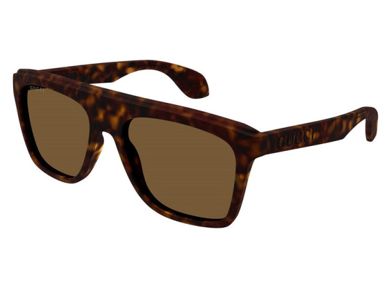 Gucci GG1570S 002 Matte Dark Havana/Brown